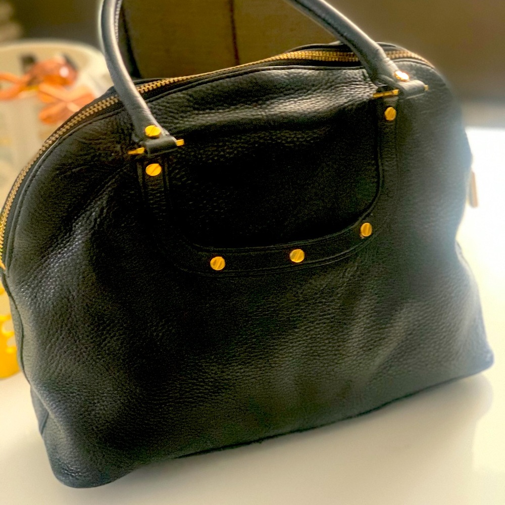 Tory Burch black leather purse